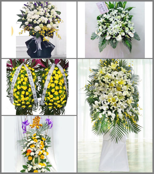 福建厦门集美区灌口镇白事花篮预定